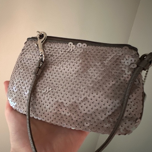 Coach mini Sequin Clutch Bag - Silver - Picture 7 of 7